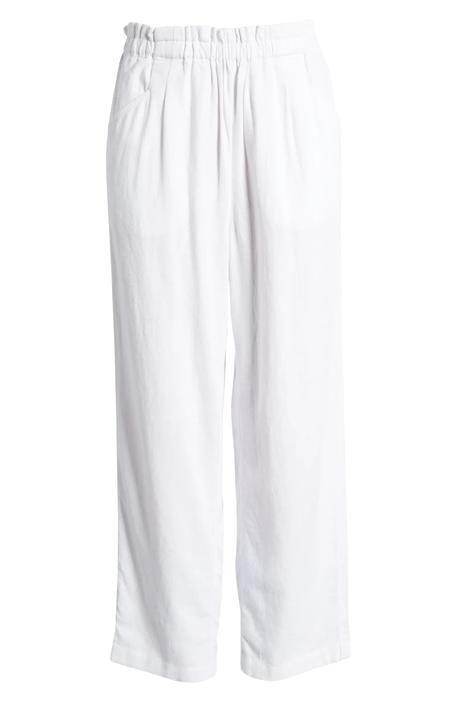 Linen Blend Ankle Pants | Nordstrom