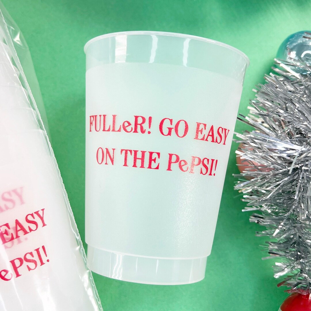 Fuller Go Easy on the Pepsi Party Cups for Christmas - Etsy | Etsy (US)