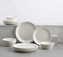 Larkin Stoneware Dinnerware Collection | Pottery Barn (US)