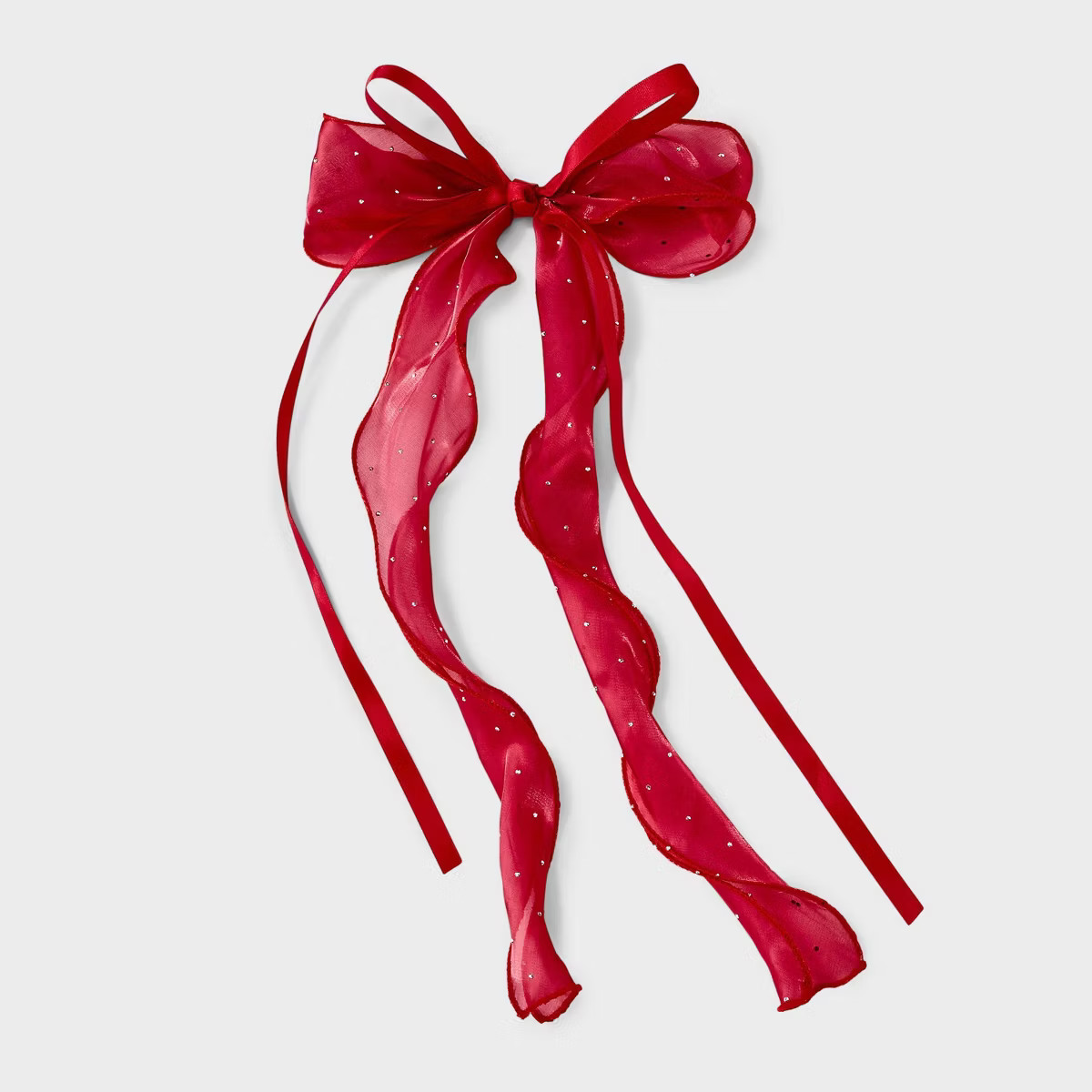 Gemmed Bow Hair Clip - Wild Fable™ Red | Target