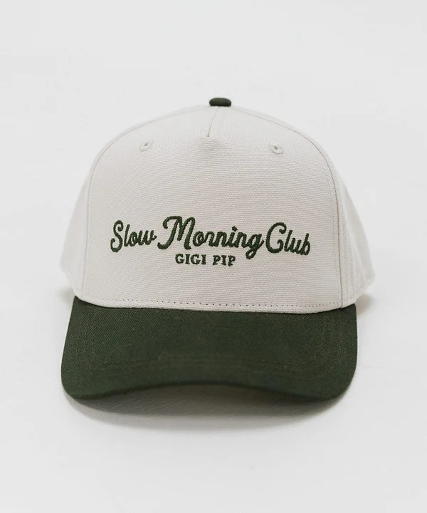 Slow Morning Club Canvas Trucker | Gigi Pip