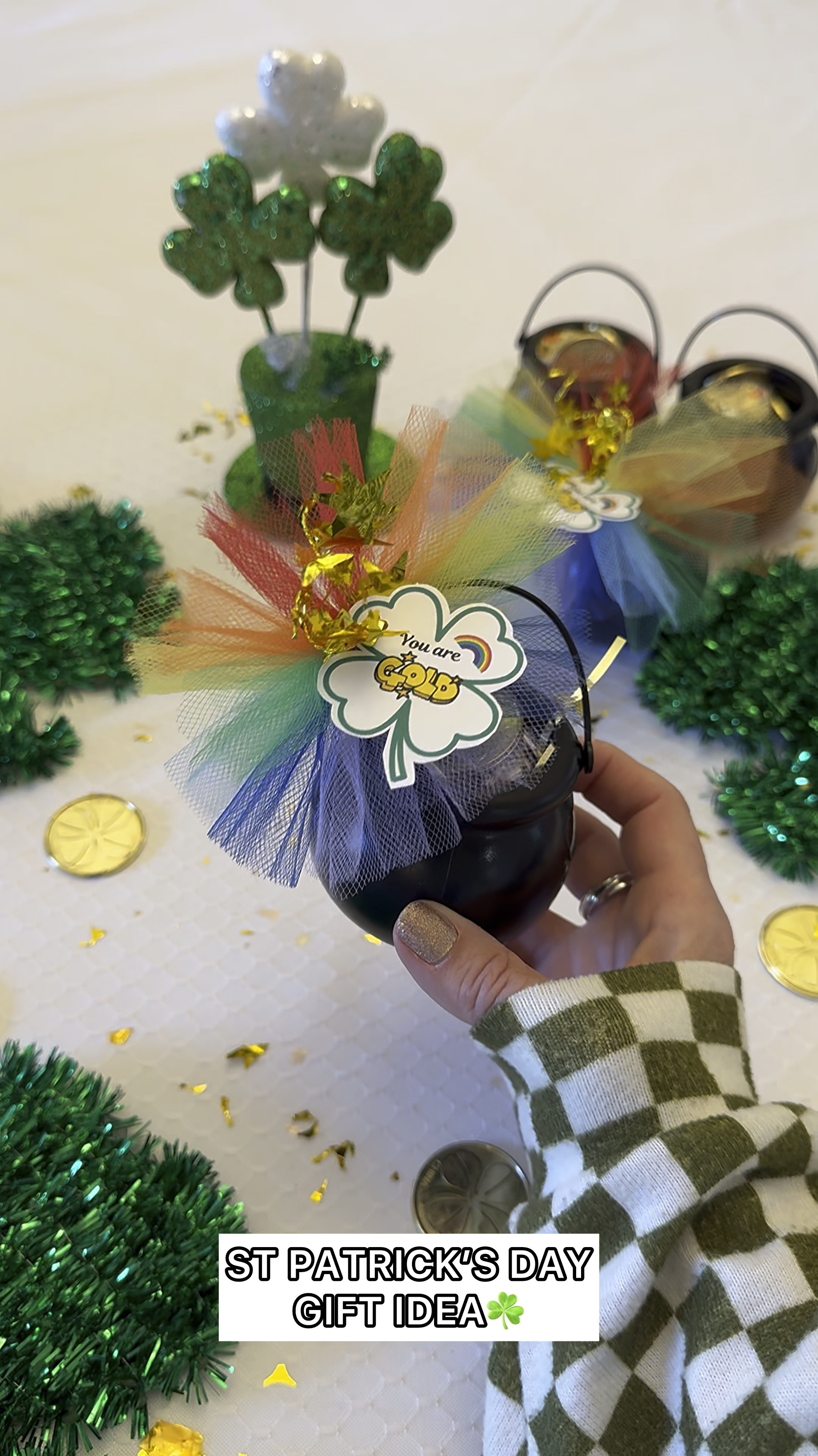 St. Patrick’s Day gift idea☘️🌈 #stpatricksday #gift #giftidea #partyfavors #diy #diygift 

#LTKSeasonal