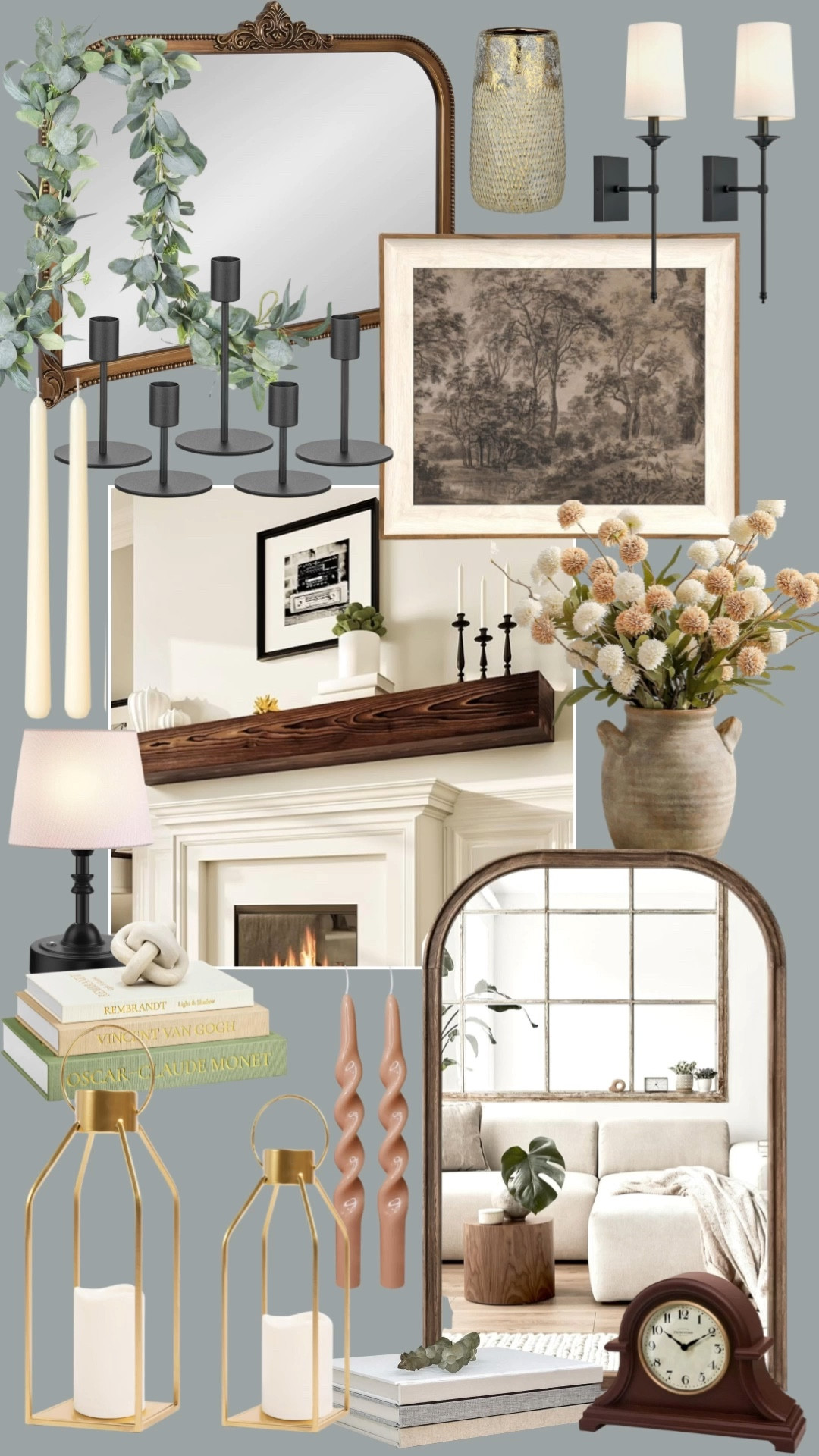 Mantel decor inspiration you can swap seasonally! 

#LTKHome