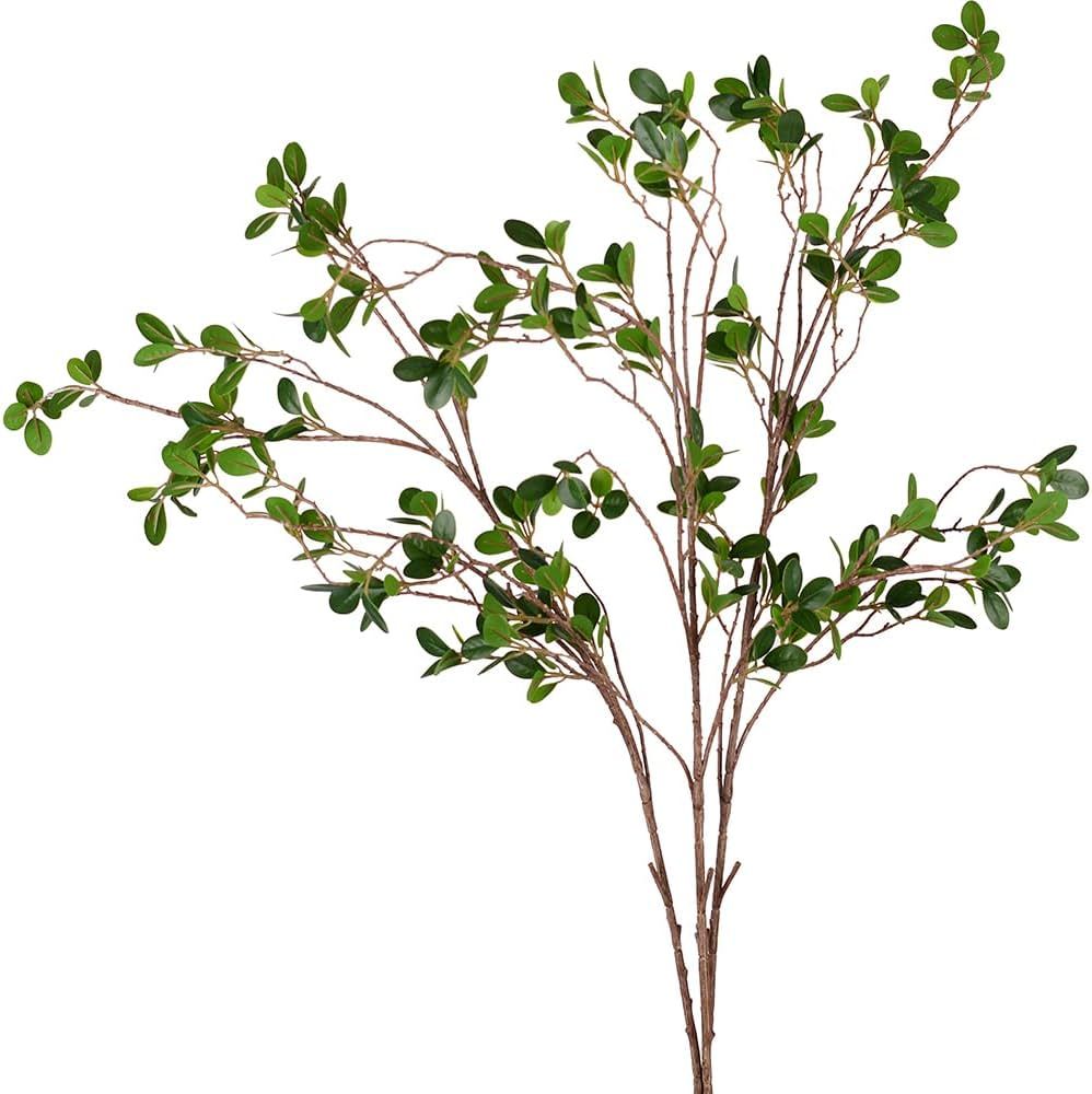 HANDIC 3 Pcs Faux Stems Artificial Branches for Vase Greenery Stems Faux Branches for Vase Plant ... | Amazon (US)