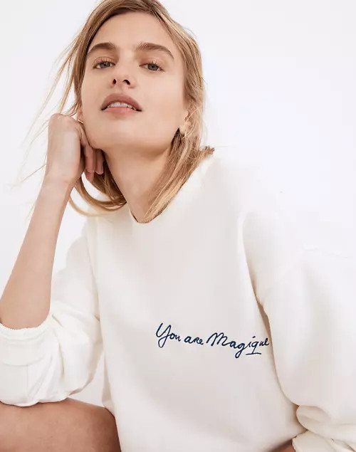 Madewell x Hôtel Magique (Re)sourced Cotton Swing Sweatshirt | Madewell