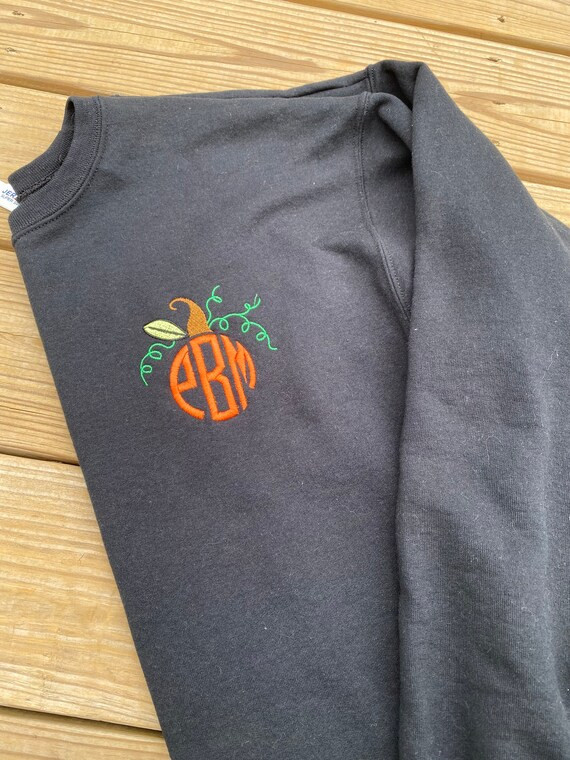 Personalized Pumpkin Monogram Sweatshirt / Free Shipping / | Etsy | Etsy (US)