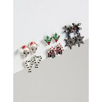 Dark Holiday Stud Earring Set | Torrid (US & Canada)