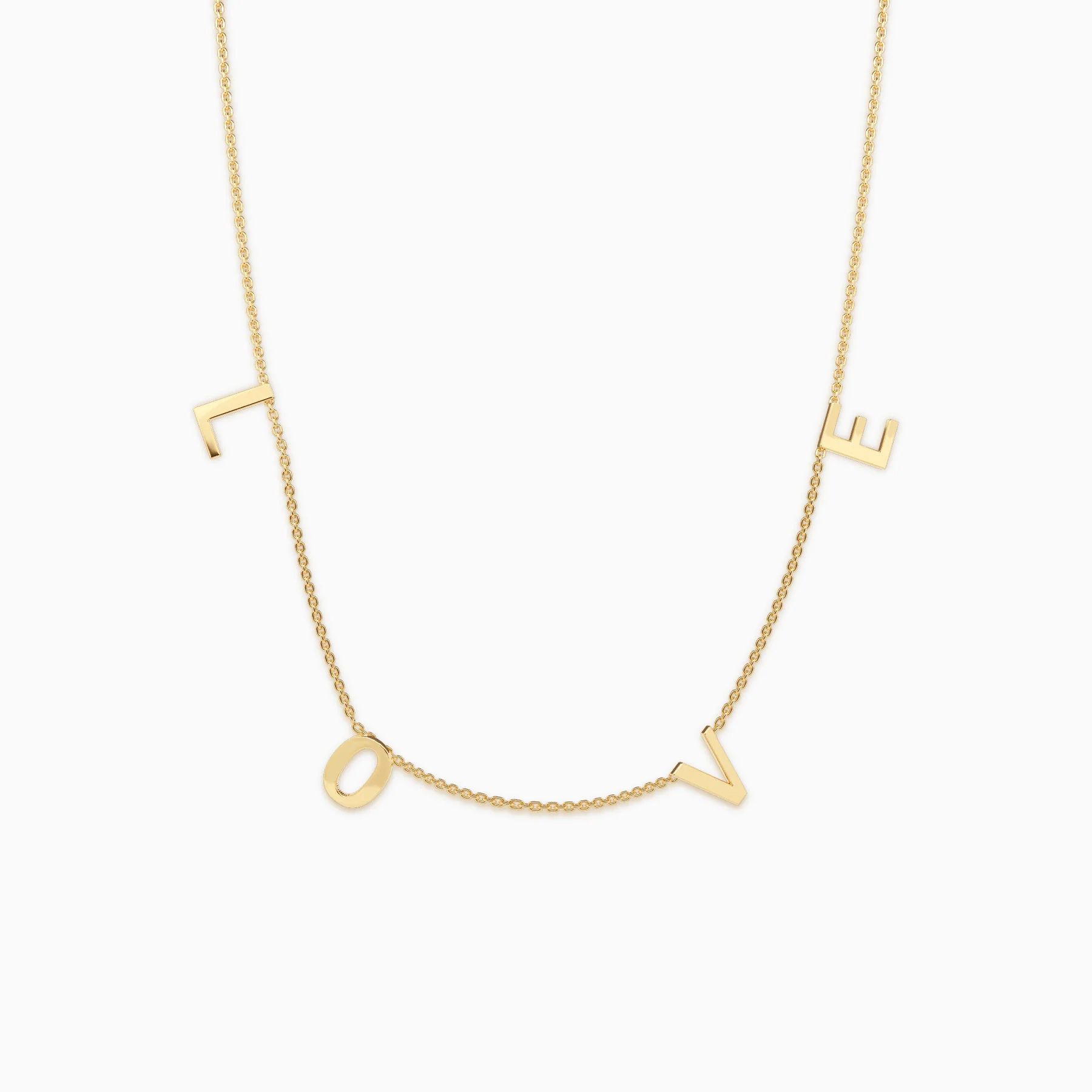 The LOVE Letter Necklace | Mint & Lily