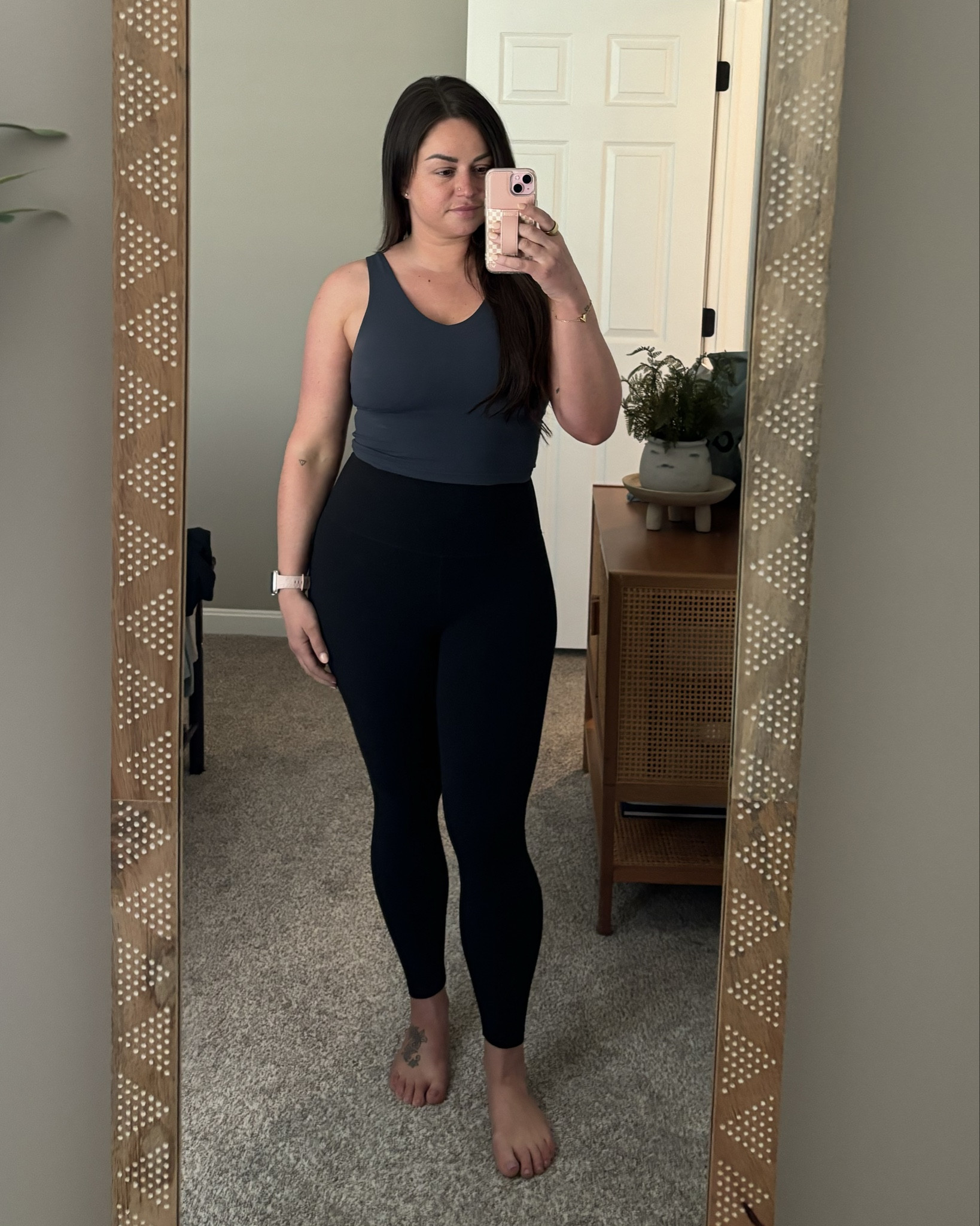 The BEST low impact bra top ever. Buttery soft, flattering and super supportive. Perfect for Pilates or wearing as an actual top 

I’m a 38D and wearing a medium 

#LTKFitness #LTKActive #LTKMidsize