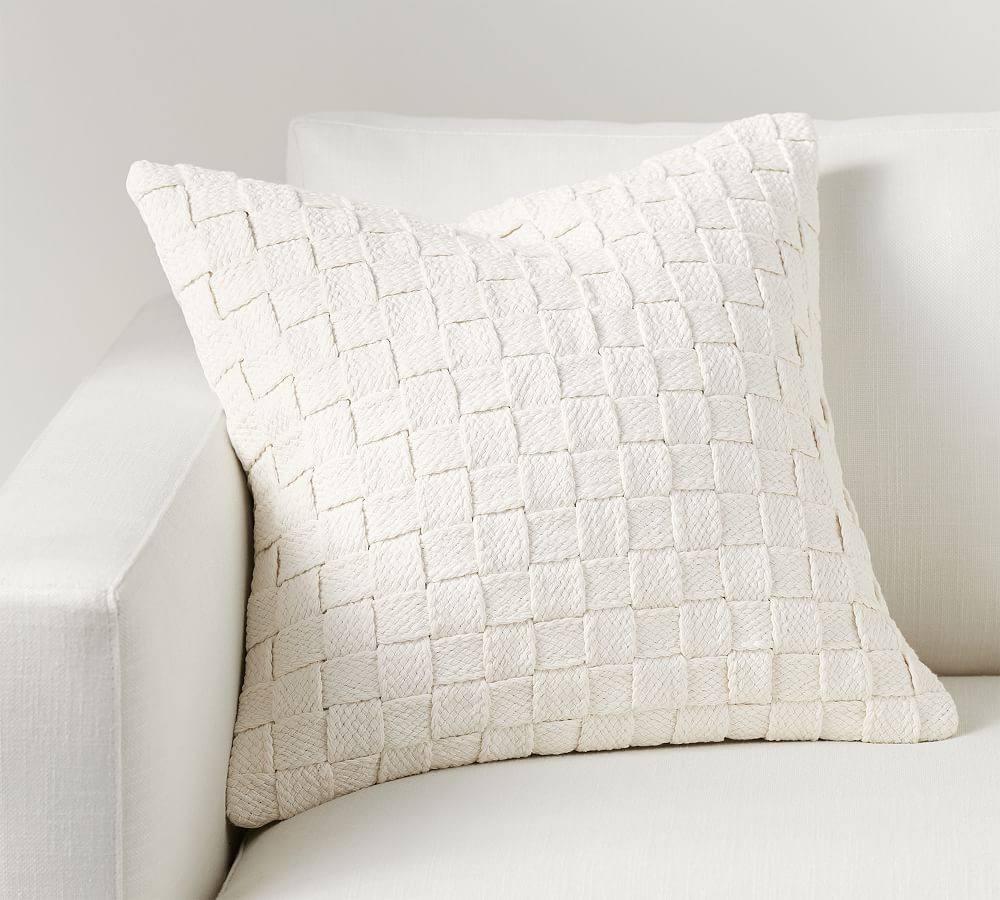 Basketweave Pillow | Pottery Barn (US)