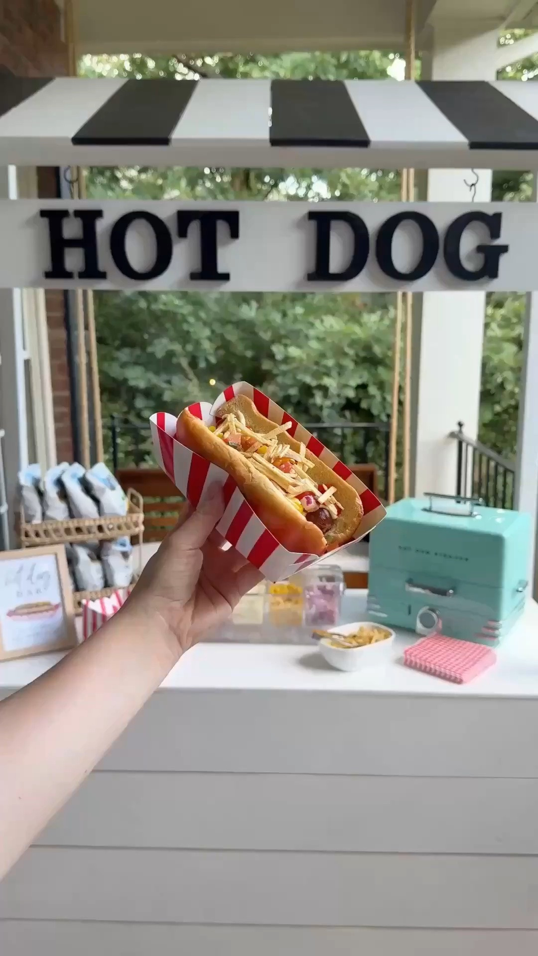 This hot dog bar was such an easy way to host a group with kids in tow. The steamer keeps everything warm, and I linked every decor piece too.

hot dog bar setup, kids party food, DIY food bar, backyard hosting, game day food, hostess essentials

#LTKfoodie #LTKHome
