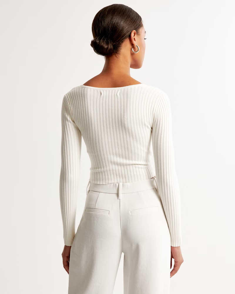 LuxeLoft Slim Wrap Sweater | Abercrombie & Fitch (US)