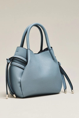 Faux-Leather Mini Tulip Satchel | Anthropologie (US)