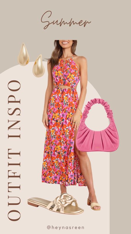 Summer outfit idea: wedding guest or dressy occasion. Would love wearing this on a tropical vacation as well!

#LTKFindsUnder100 #LTKStyleTip #LTKSeasonal