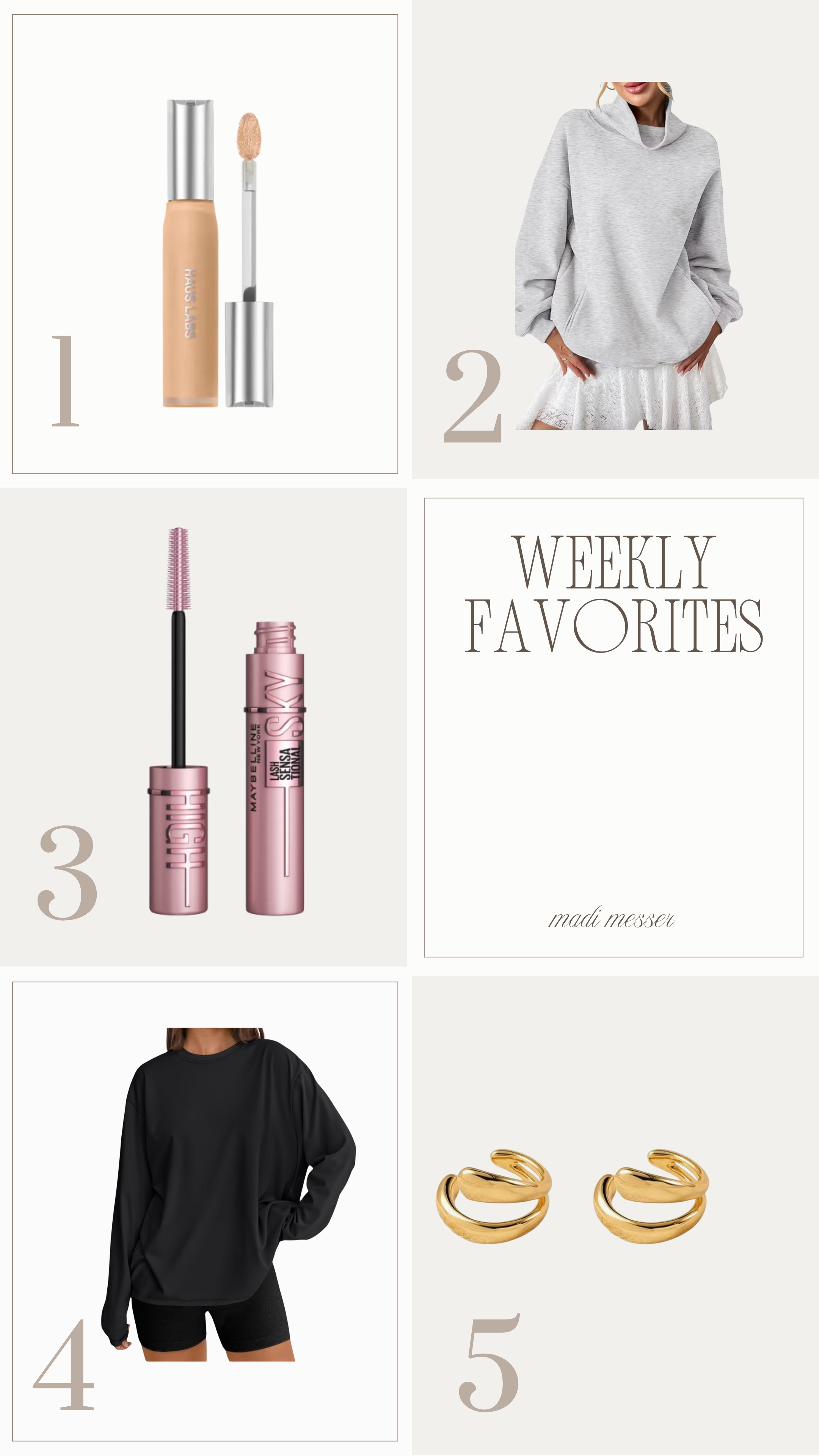 This week's favorite things!

amazon finds, drugstore beauty, affordable finds 

 
