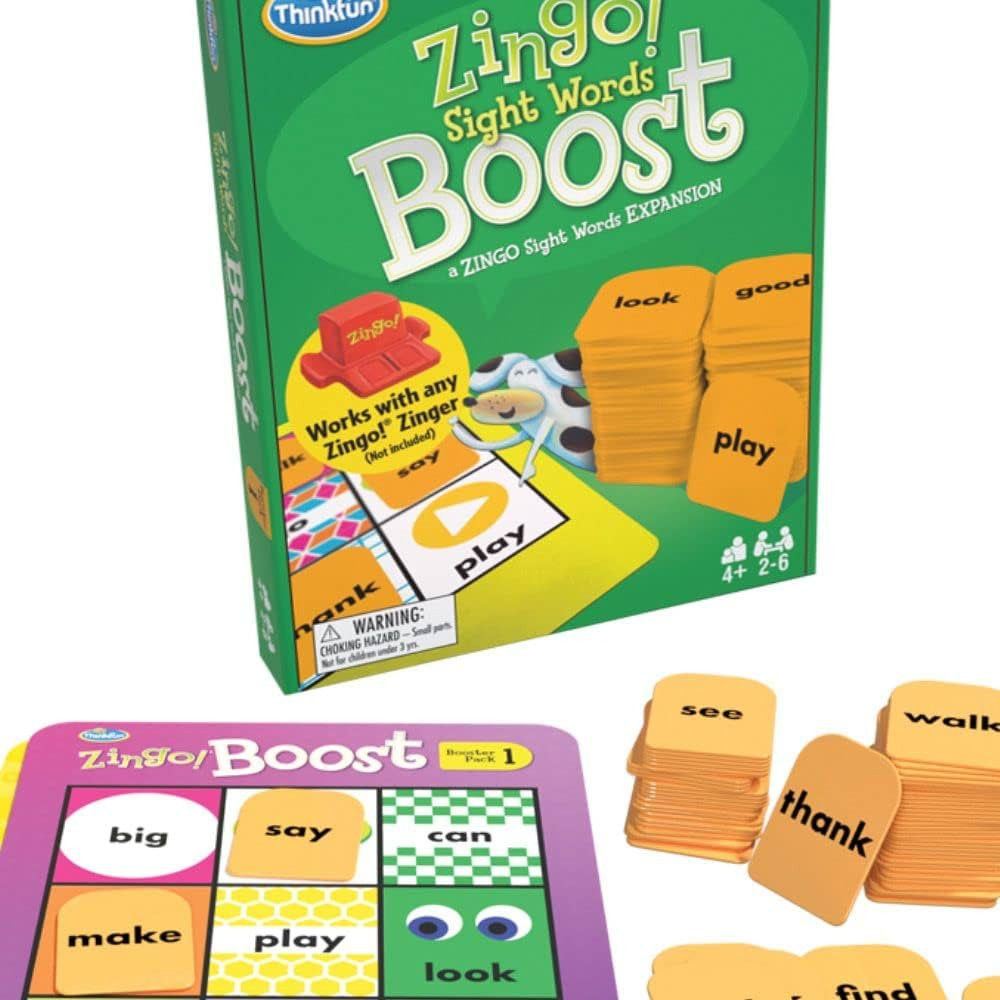Think Fun Zingo! Sight Words Boost - Engaging Brain Game | Expansive Vocabulary Builder | Stimula... | Amazon (US)