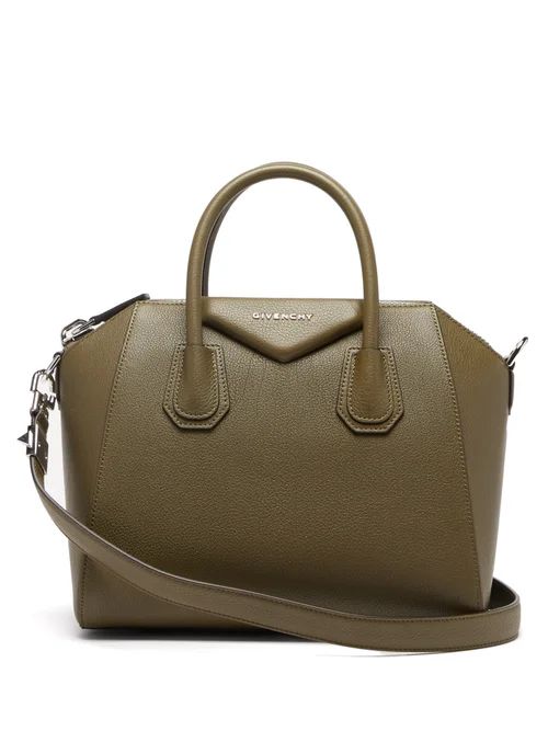 Givenchy - Antigona Leather Bag - Womens - Dark Khaki | Matches (UK)