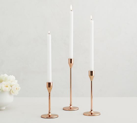 Monique Lhuillier Marlowe Candlesticks | Pottery Barn (US)