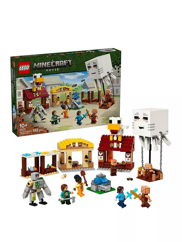 LEGO Minecraft The Ghast Balloon Village Attack 21273 | Very (UK)