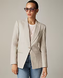 Alexandra blazer in stretch linen blend | J. Crew US