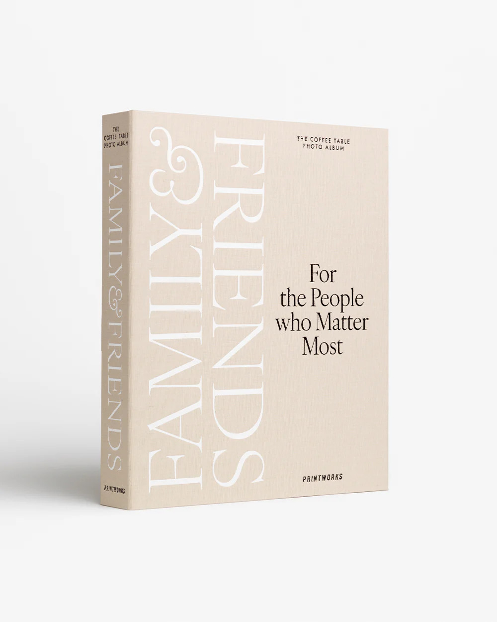 PRINTWORKS | Photo Album, Family and Friends, Beige | PRINTWORKS