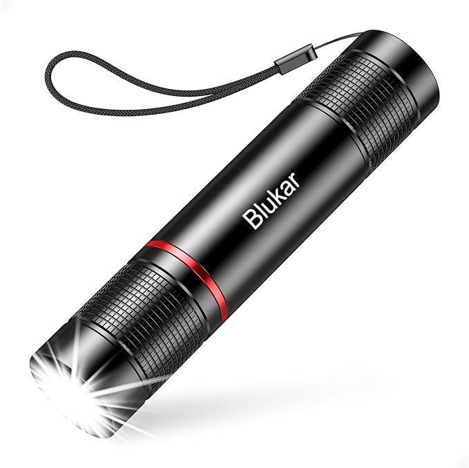 Blukar Flashlight Rechargeable, 2000L High Lumens Tactical Flashlight,Super Bright Small LED Flas... | Amazon (US)