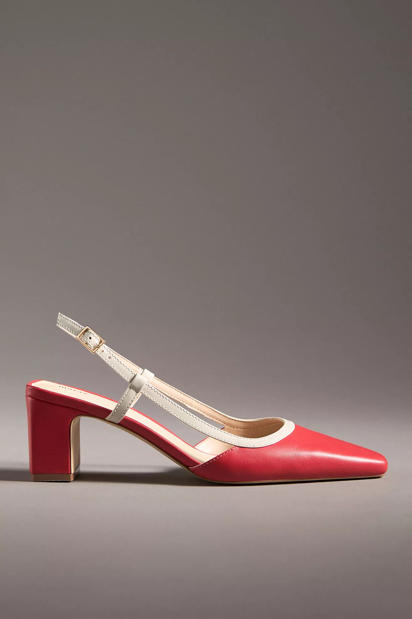 Maeve Snip-Toe Slingback Heels | Anthropologie (US)