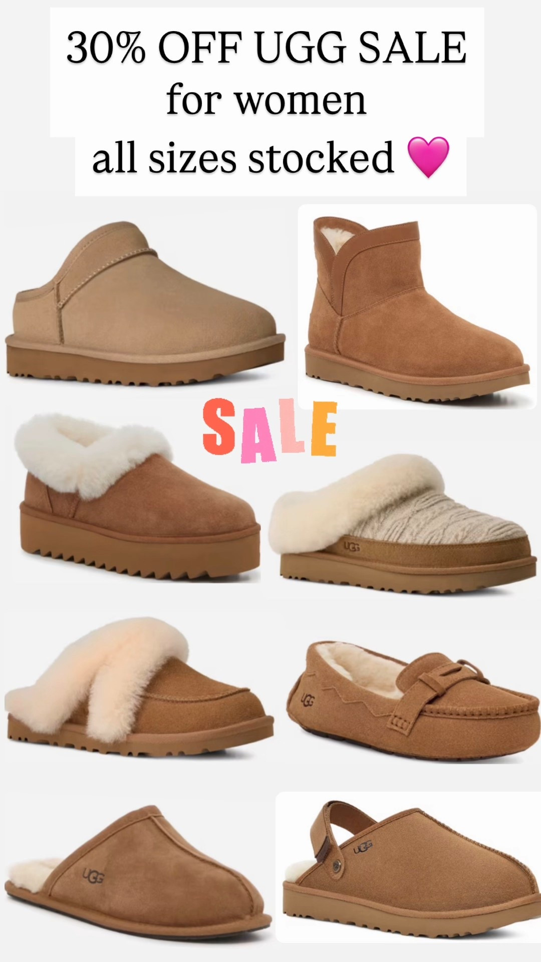 UGG SALE FOR WOMEN 🩷 30% OFF for these styles!! 

#LTKSaleAlert