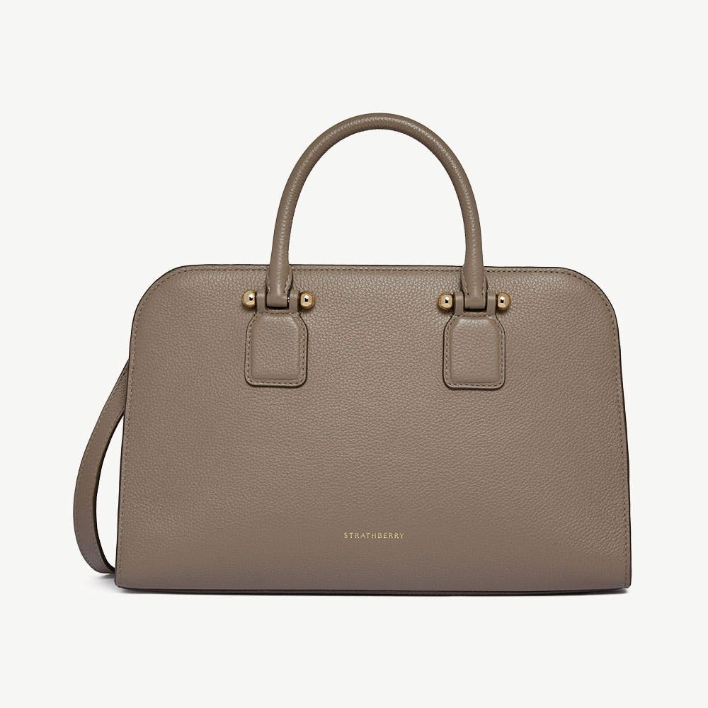 Strathberry - Georgia Midi - Grey / Taupe | Strathberry