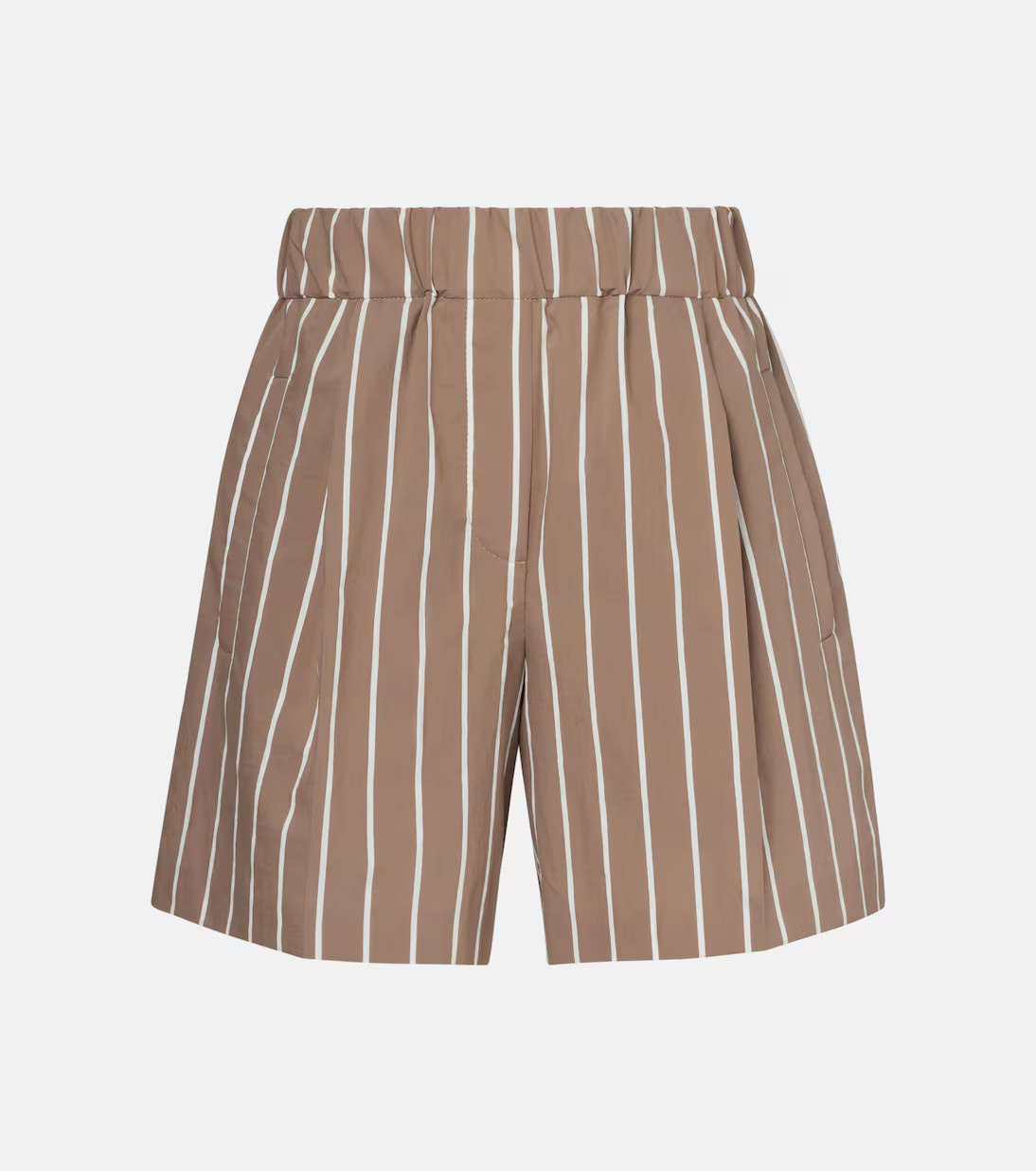 Striped cotton-blend Bermuda shorts | Mytheresa (US/CA)