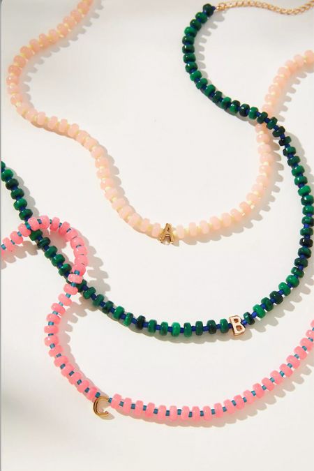 I love these beaded monogram necklaces! Under $50 and so many cute colors. 

#LTKStyleTip #LTKFindsUnder50 #LTKSeasonal