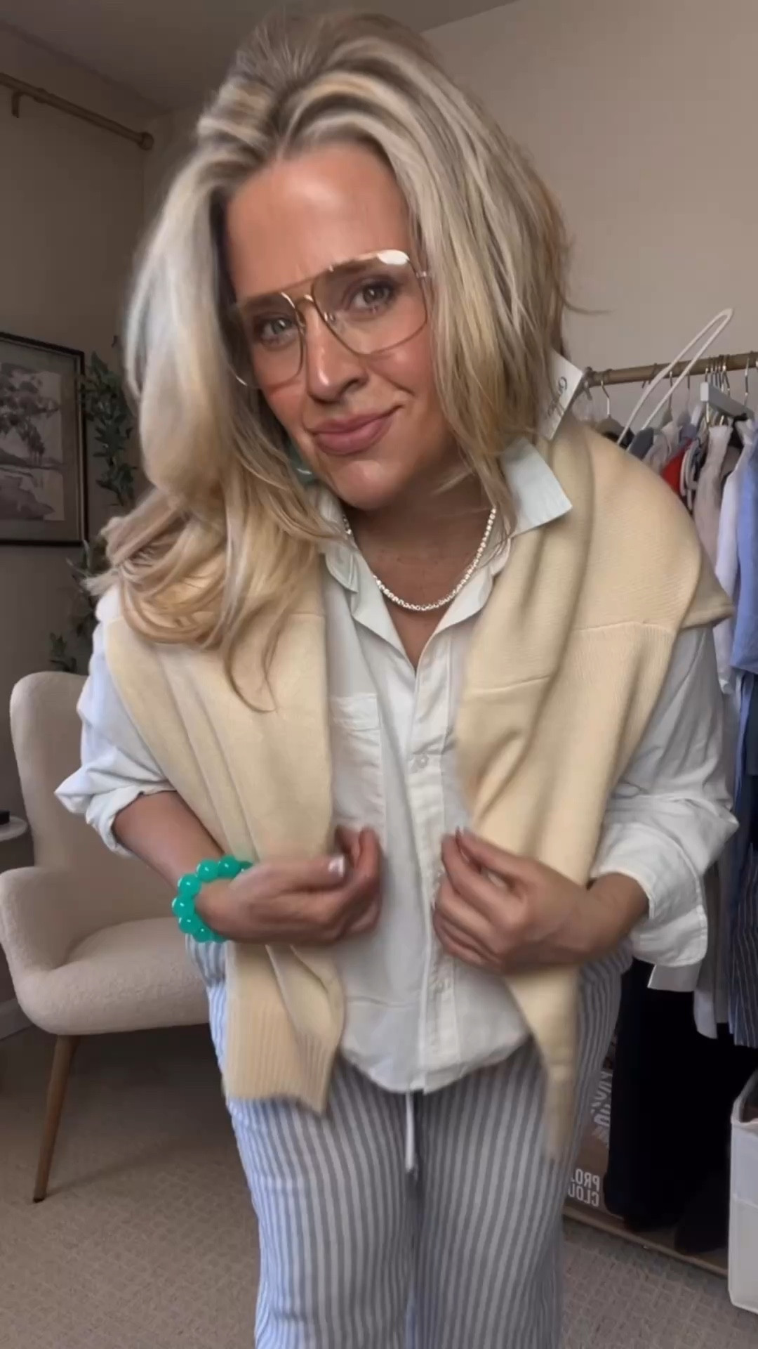  ✨Tap the bell, save and ❤️ for over 40 fashion, midlife style, midsize fashion and luxury looks for less. 

Striped linen pants
soft cashmere sweater

Where to wear
brunch • coastal trips • spring days

👑"Helping you look good, feel good!" - Lindsey Denver

Spring looks, Midlife style for real women who want to feel confident again. Over 40 fashion and over 50 style that works with changing bodies, perimenopause shifts, and real life. Think midsize fashion, Gen X style and up, body confidence, and mom outfits that feel polished, comfortable, and elevated...because style over 45 and over 50 should feel effortless, not stressful. 


#LTKOver40 #LTKMidsize #LTKSaleAlert