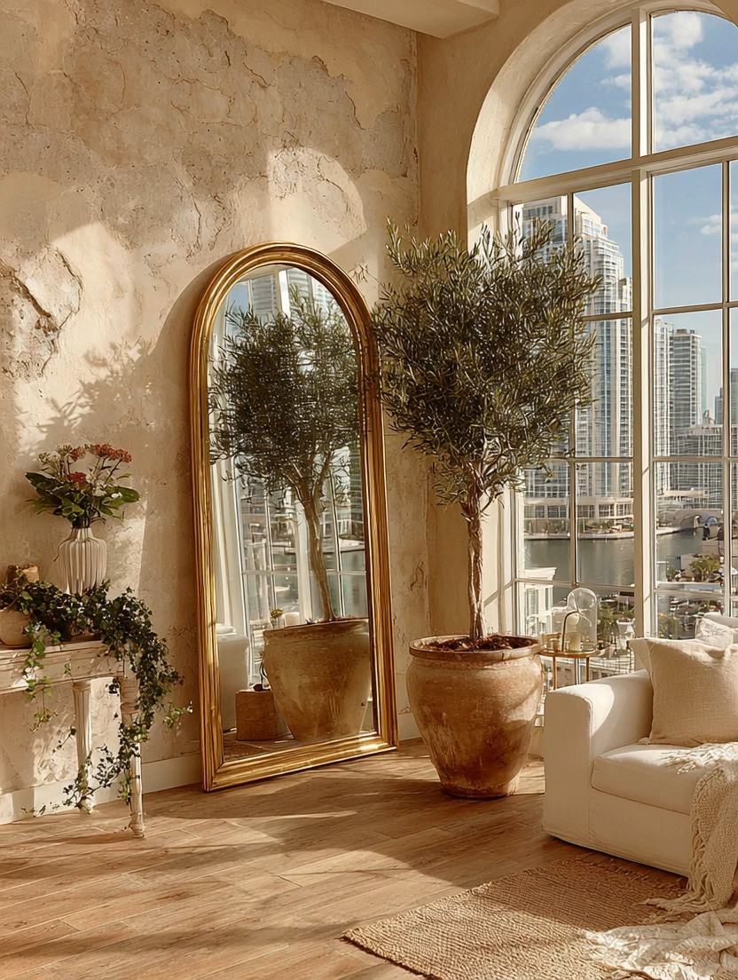If your home feels like it’s missing something, it’s usually not more decor — it’s the right pairing.

A gold frame mirror and an olive tree bring in exactly what most spaces lack: reflection, height, and natural grounding. The mirror opens up the room and catches light beautifully, while the olive tree adds that soft, lived-in elegance that instantly makes a space feel intentional.

This is one of those combinations that works everywhere — a quiet corner, a bedroom, a hallway, even beside a window where the light can do its magic. It’s simple, but it creates a moment. The kind of moment you notice every time you walk by… and yes, every time you catch your reflection.

The key is contrast — polished gold against organic greenery. That balance is what makes it feel refined, not decorated.

Explore our edit to find your perfect gold mirror and olive tree pairing and create your own elevated corner.

Because the best homes are built with a few thoughtful pieces, not many random ones.

#LTKHome #InteriorStyling #QuietLuxury #HomeDecorIdeas 

 #LTKHome
