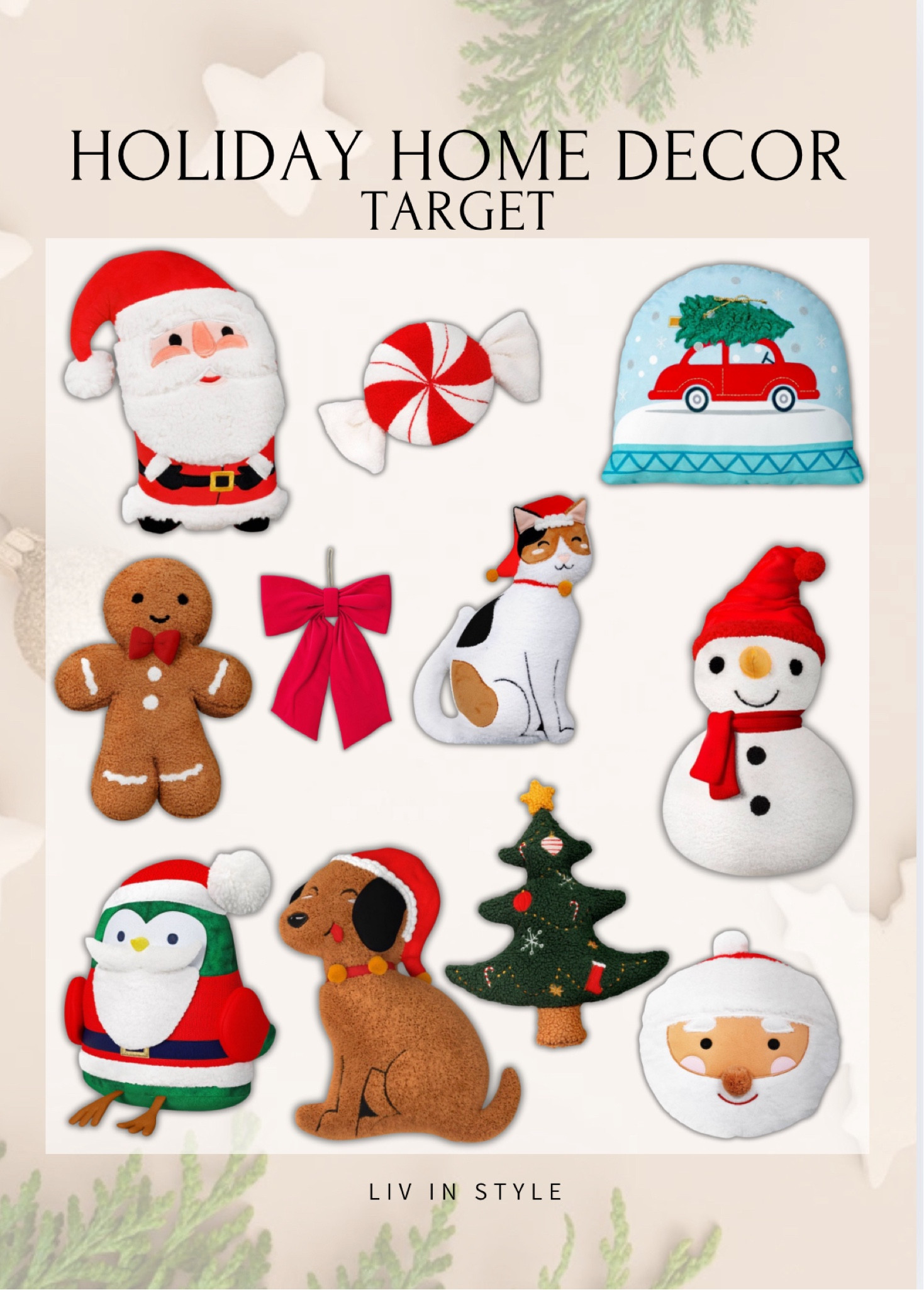 The cutest Holiday pillows from Target!!!

#LTKHome #LTKGiftGuide #LTKHoliday