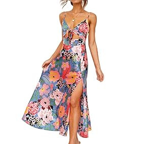 Cut Out Floral Dress  | Amazon (US)
