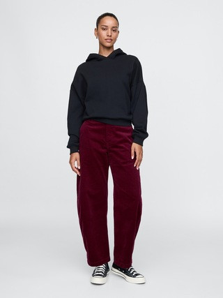 High Rise Corduroy Tapered Ankle Trousers | Gap (US)