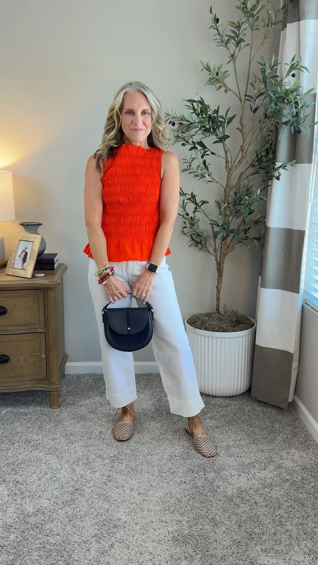 If you want a really good pair of white jeans on a budget, these are 10/10. Wearing 2…size up if you’re between for more room in the waist.

#LTKdayinmylife #LTKootd #LTKOver40