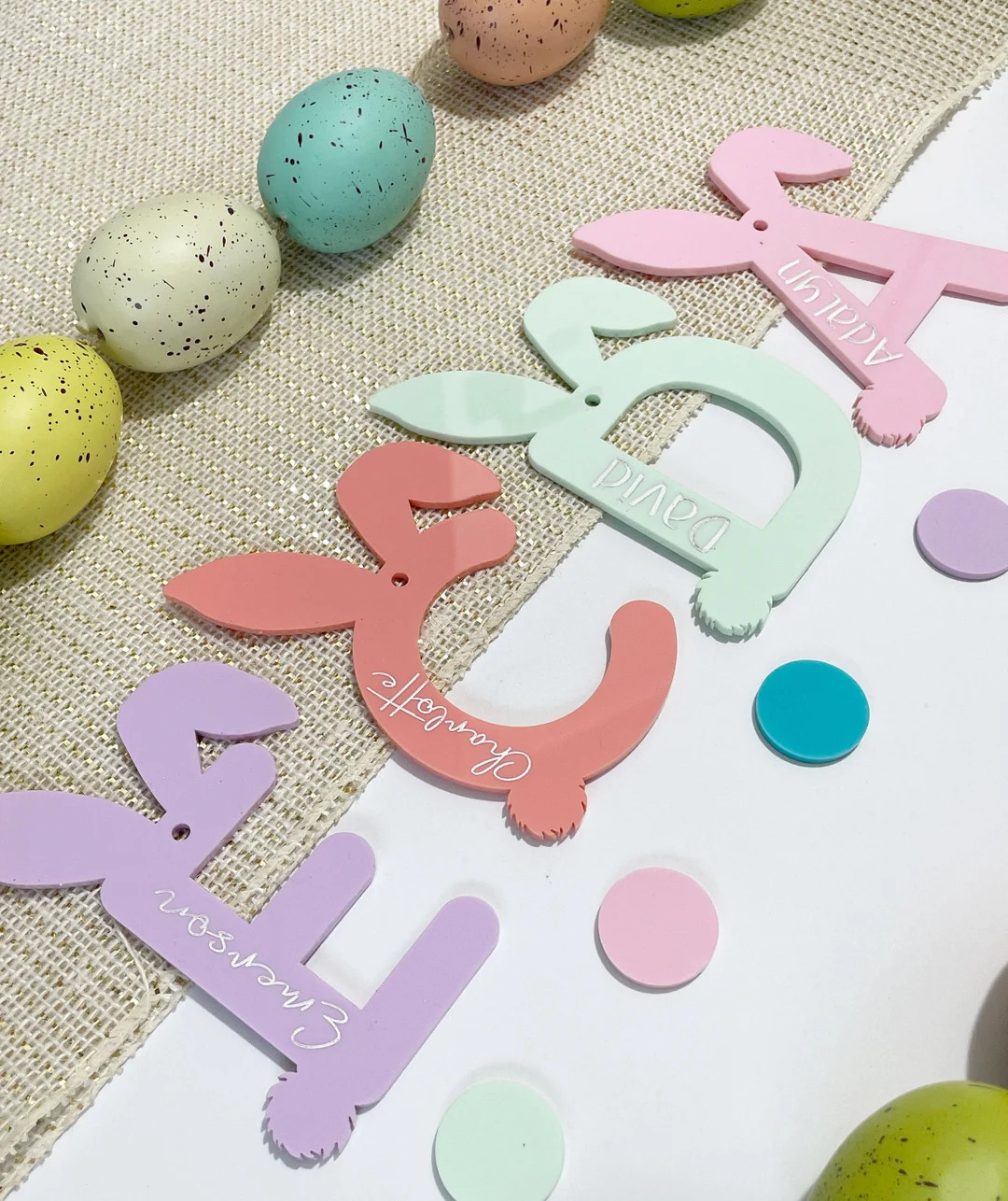 Personalized Bunny Ear Easter Tags, Personalized Easter Name Tags, Easter Basket Name Tag - Etsy | Etsy (US)