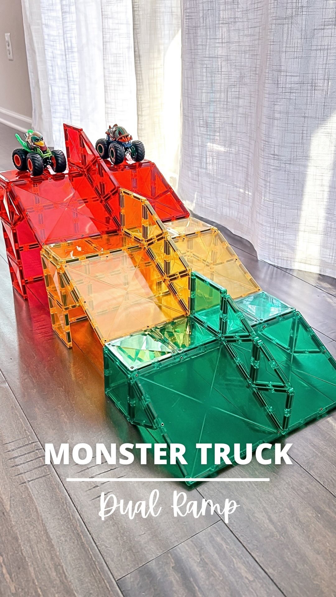 Rev up the fun with this Dual Track Monster Truck Magnetic Tile Ramp! Perfect for little engineers, this set combines the thrill of racing with the creativity of building. Get ready for hours of high-speed, STEM-powered excitement!

👋🏻If you’re new here, hi I’m Alice — follow @pandamommyteacher to get all our creative play ideas and make sure everything works smoothly! 😍 If you don’t get an instant direct message from me, it means it didn’t go through, so check the link in my bio or send me a message, and I’ll get you all the info!

#STEMtoys #MagneticTiles #KidsBuildingFun #MonsterTruckMadness #CreativePlay

#LTKKids #LTKFindsUnder100 #LTKFamily
