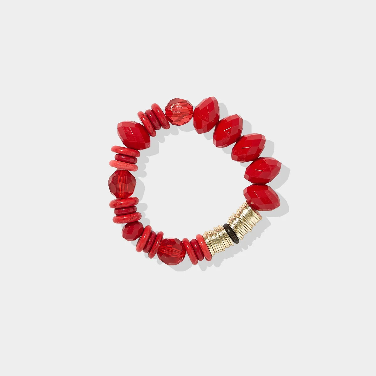 Red Gameday Specialty Bracelet | Allie + Bess