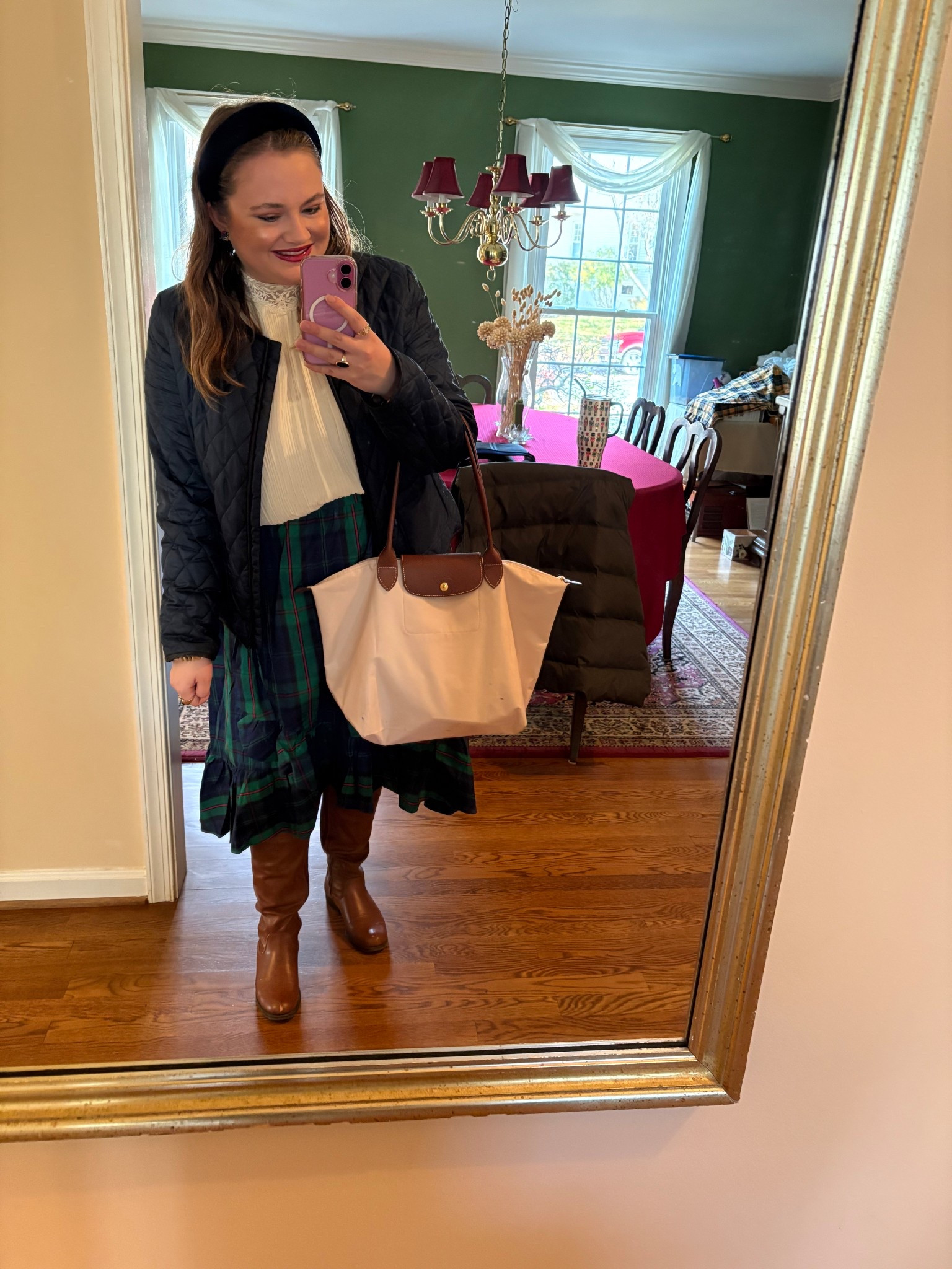 November 23, 2025 OOTD

Tartan Skirt • Tartan Midi Skirt • Festive Skirt • Festive Midi Skirt • Tartan • Festive Outfit • Festive Outfit Ideas • Festive • Holiday 

#LTKSeasonal #LTKHoliday #LTKootd