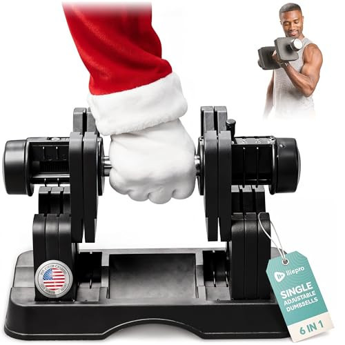 Lifepro Adjustable Dumbbells Set/Single - 15lb 43lb 55lb 90lb 25 lb Dumbbell Sets with Rack - Quick Adjust, Secure Grip weights dumbbells set - Compact Hand Weights for Women/Men at Home Gym | Amazon (US)