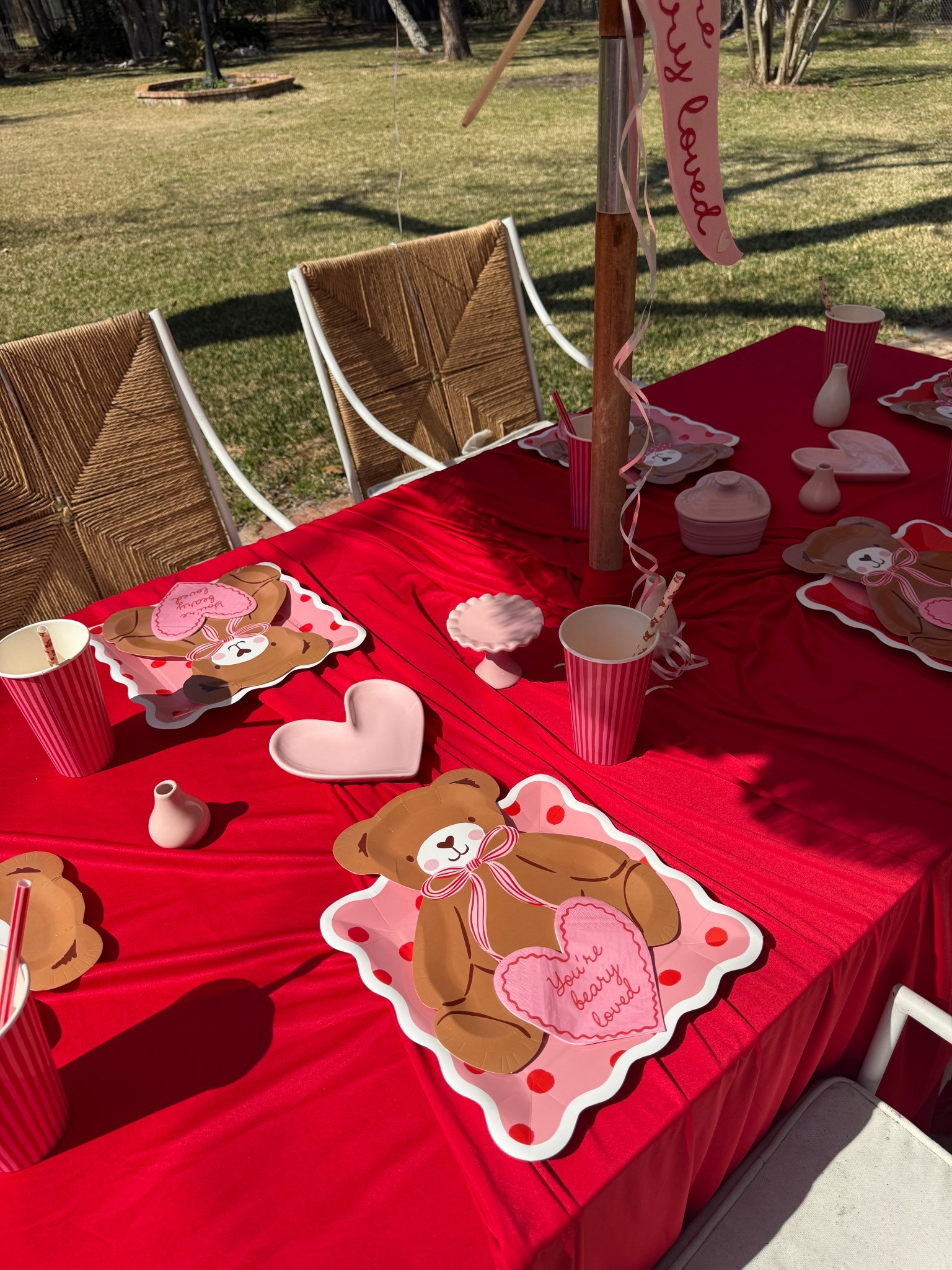Valentine's Day tablescape setup 

#LTKValentine