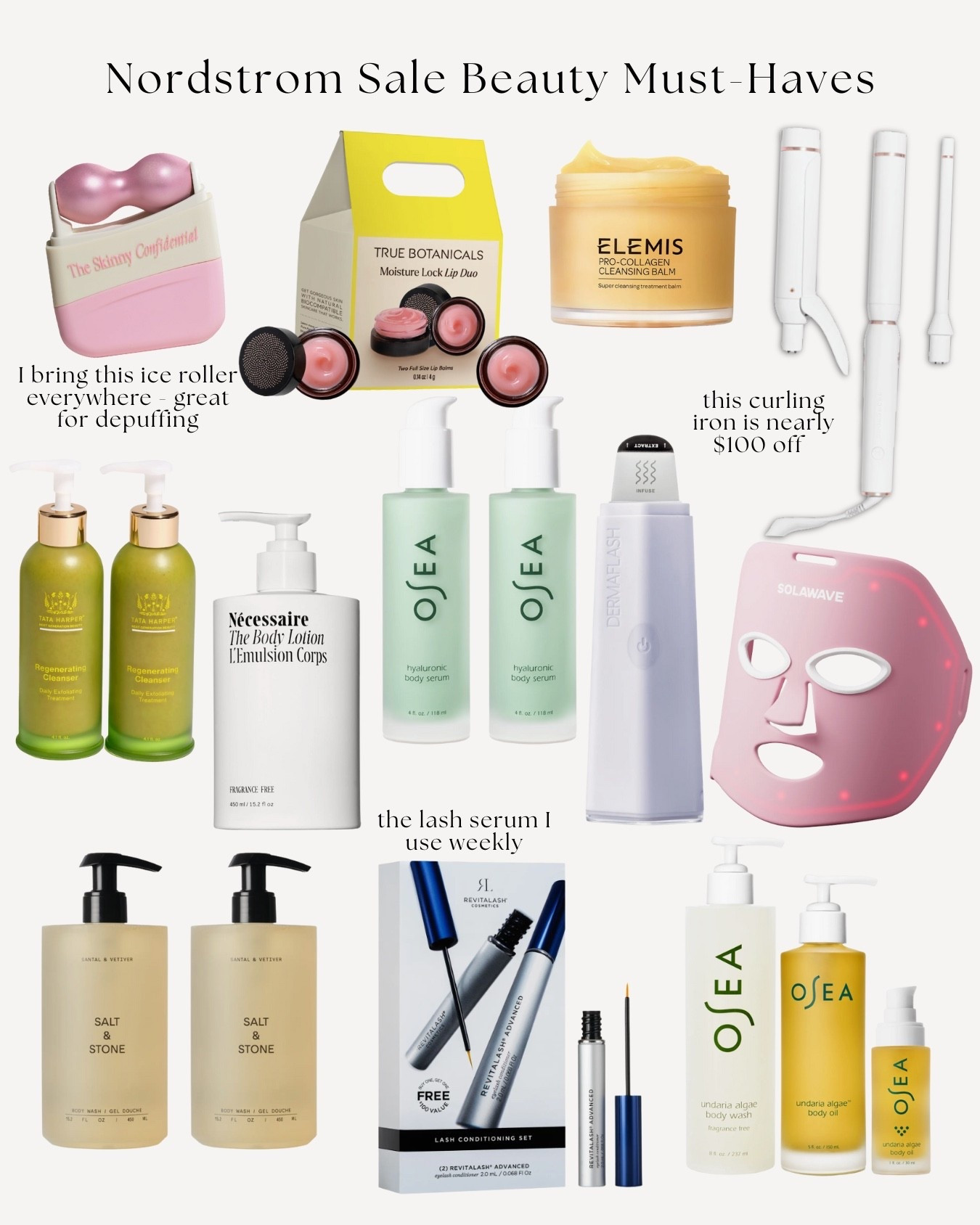 Nordstrom’s anniversary sale is such a great time to stock up on your go-to beauty essentials ✨