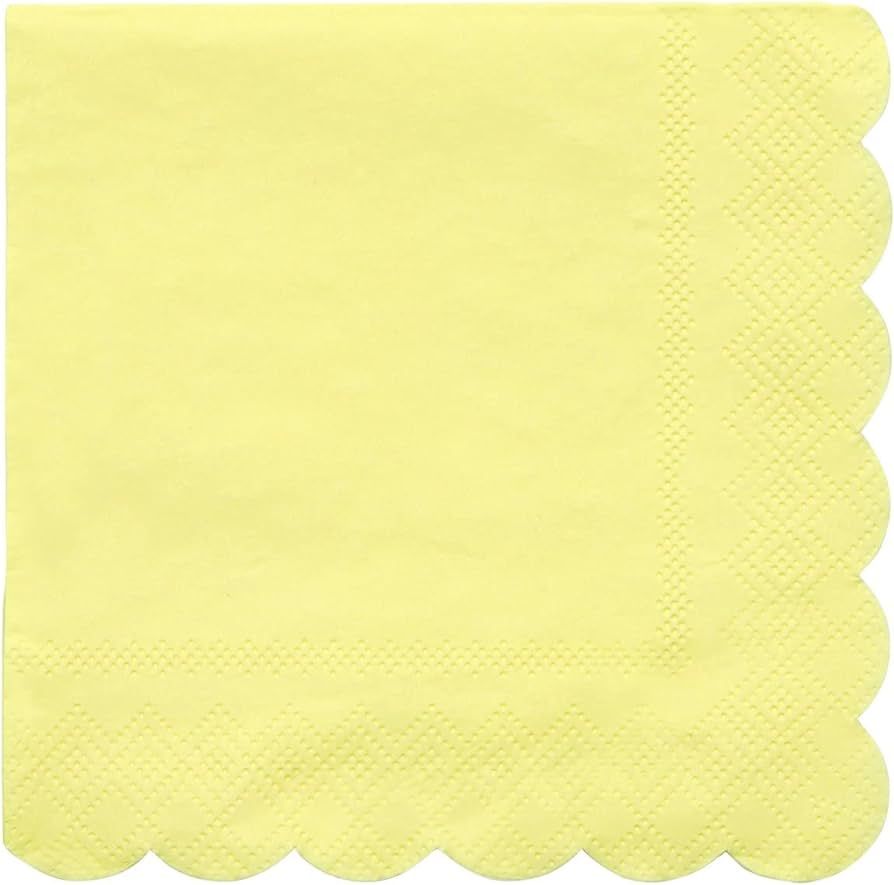 Meri Meri Pale Yellow Small Napkins | Amazon (US)