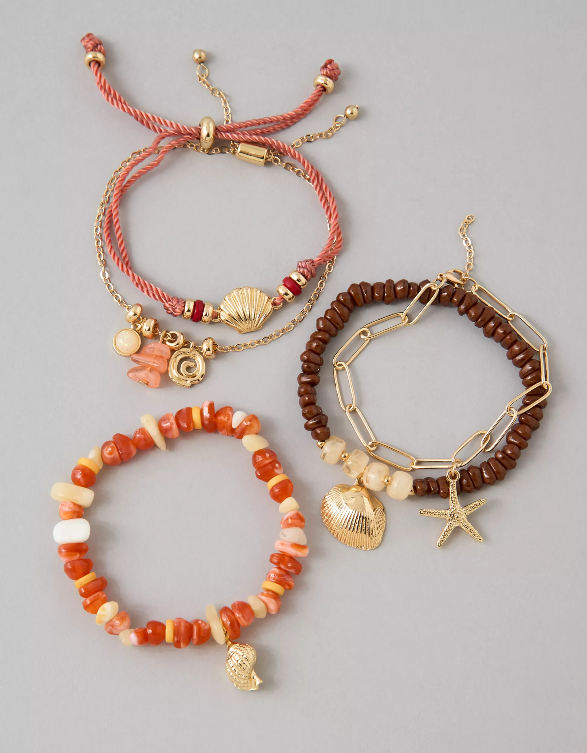 AE Charm Bracelet 5-Pack | American Eagle Outfitters (US & CA)