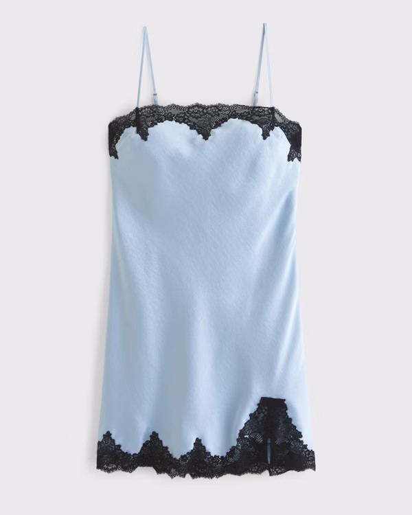Women's Lace Slip Mini Dress | Women's Dresses & Jumpsuits | Abercrombie.com | Abercrombie & Fitch (US)
