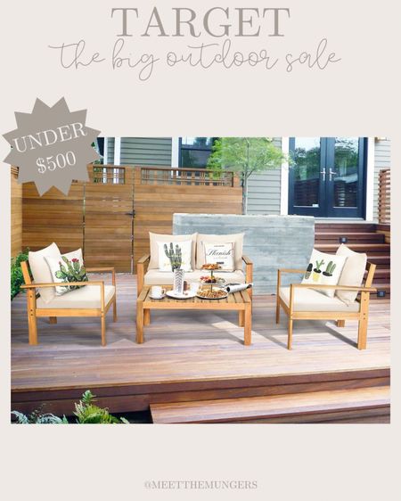 Target Patio Sale under $500

patio furniture / patio / backyard / outdoor furniture / affordable patio set / amazon patio / summer / target



#LTKSeasonal #LTKsalealert #LTKhome