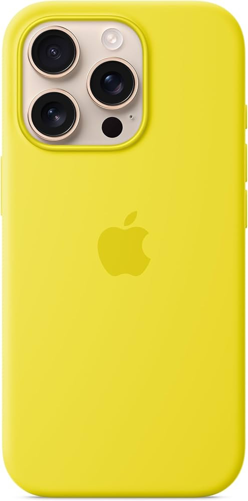 Apple iPhone 16 Pro Silicone Case with MagSafe and Camera Control - Star Fruit ​​​​​​... | Amazon (US)