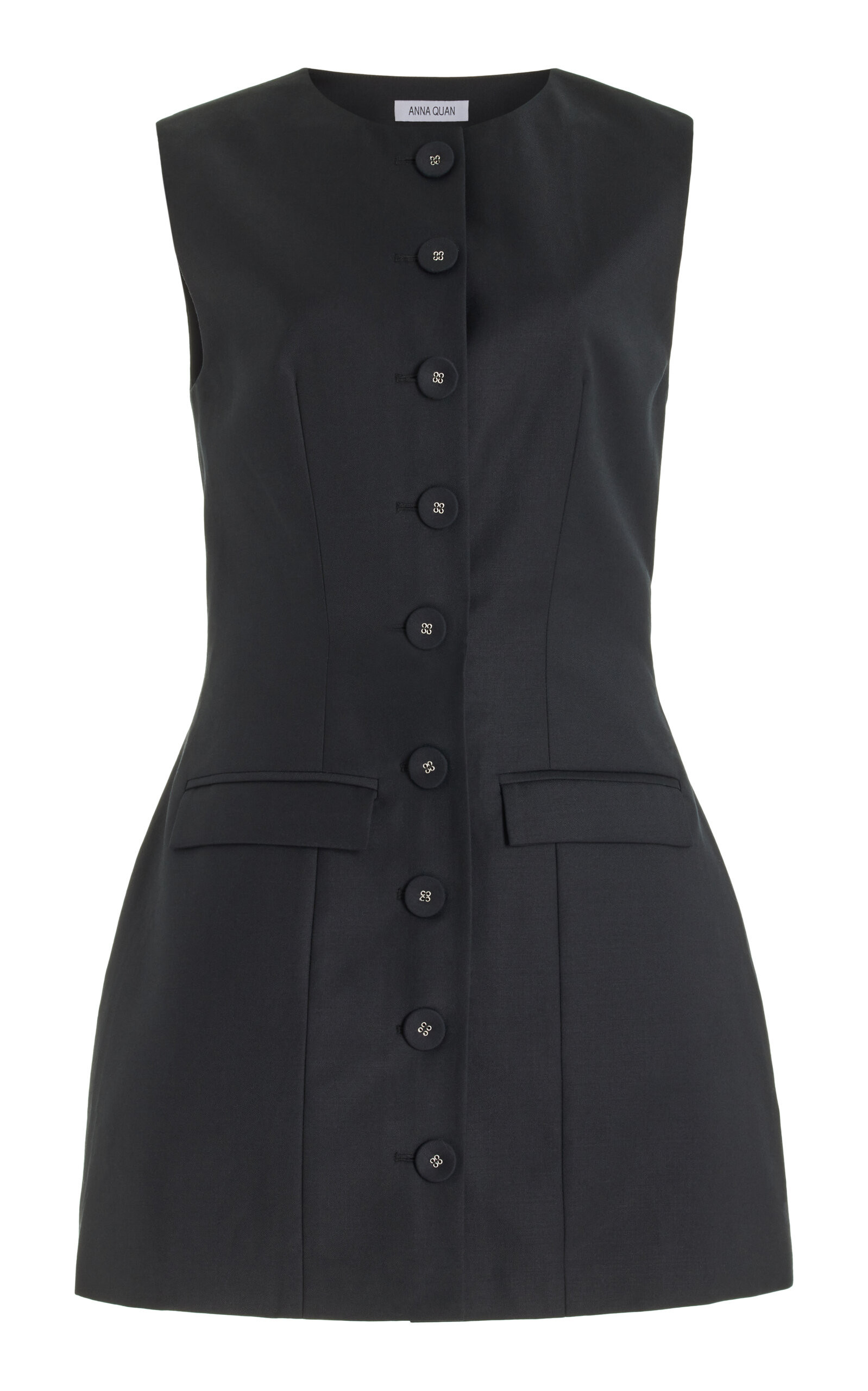 Anna Quan - Sofia Wool Mini Blazer Dress - Black - AU 10 - Moda Operandi | Moda Operandi (Global)